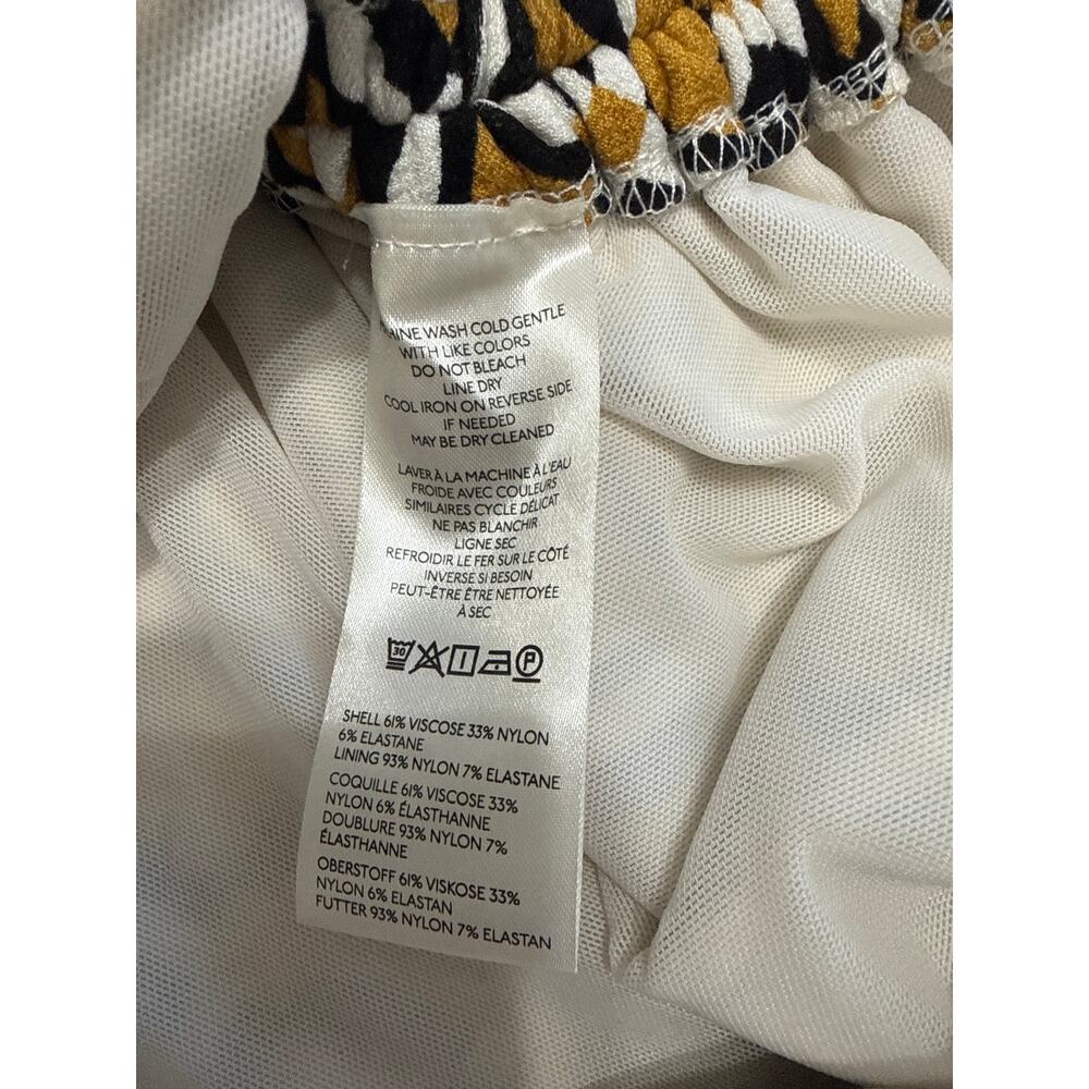 Anthropologie NWT The Maya Ruched Cowl-Neck Dress: Printed Mini Edition Size XL - Picture 7 of 10